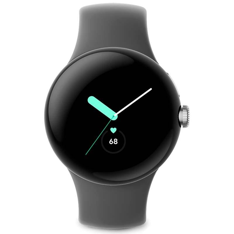 GOOGLE PIXEL WATCH POLISHED SILVER/CAHRCOAL (WIFI) ANDROID