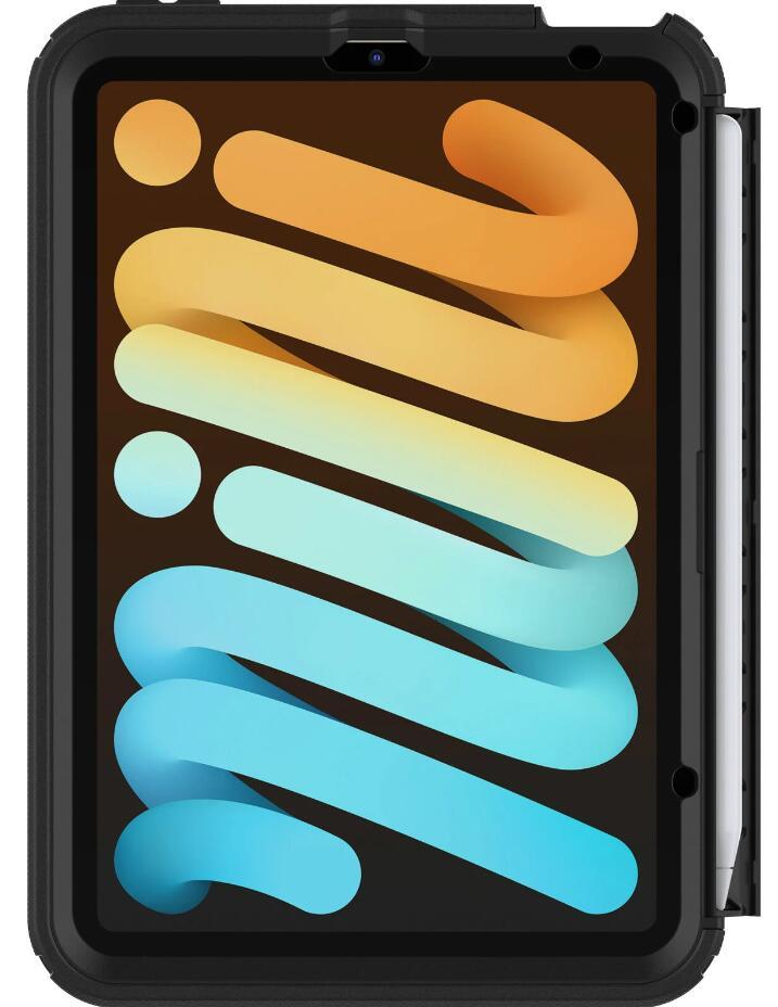 OtterBox Defender Series - Protective case for tablet - polycarbonate synthetic rubber - black - for Apple iPad mini 6th genera