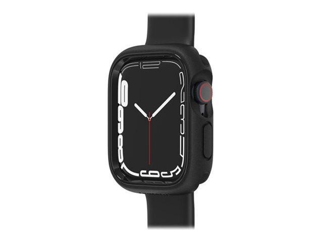 OtterBox EXO EDGE - Paracolpi per smart watch - policarbonato TPE - nero - per Apple Watch 41 mm