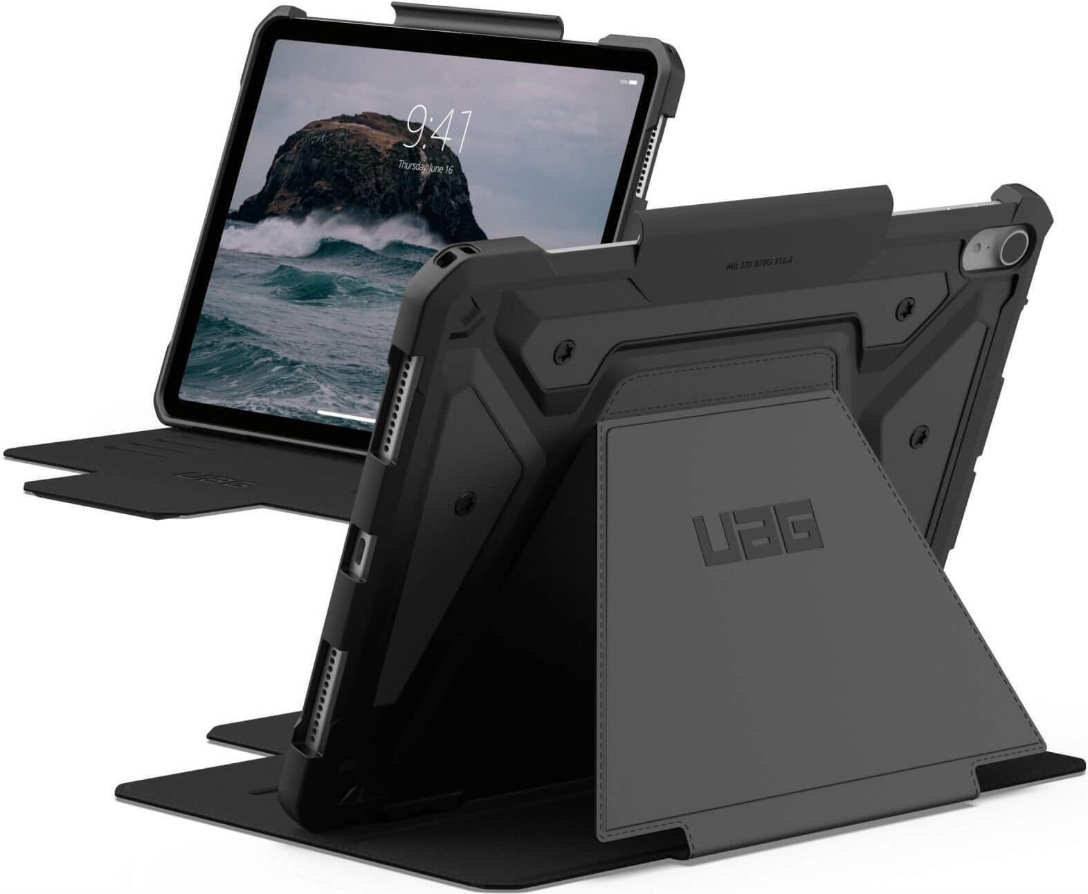 Urban Armor Gear Metropolis SE UAG Apple iPad Atlantic [10.9in Air] BLK 27,9 cm [11] Custodia a libro Nero (UAG - Flip cover fo