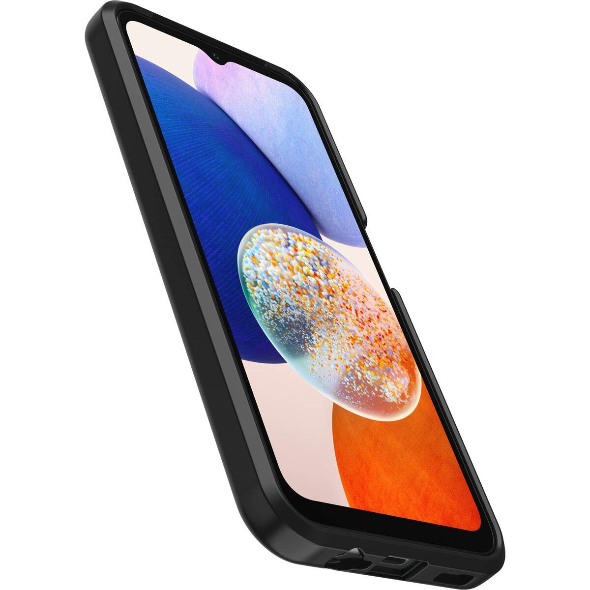 OtterBox React Series - Back cover for mobile phone - antimicrobial - polycarbonate, thermoplastic elastomer [TPE] - black - fo