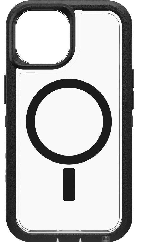 OtterBox Defender XT Clear Apple iPhone 15 Pro Max Dark Side - clear/black