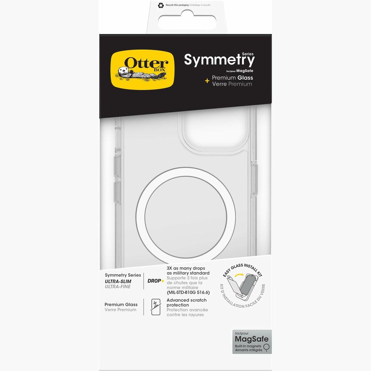 OtterBox Symmetry Clear MagSafe Premium Glass AM Apple iPhone 15 - clear