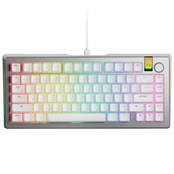 Glorious Gaming GMMK 3 PRO HE 75% Prebuilt Wired Silver - US