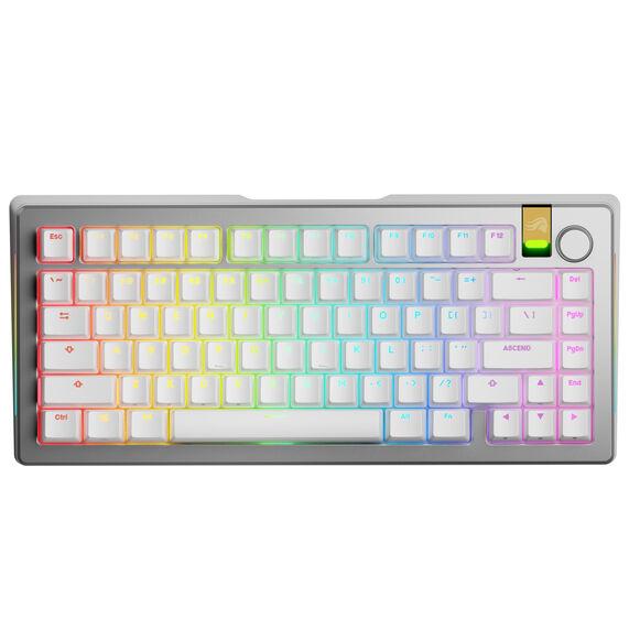 Glorious Gaming GMMK 3 PRO HE 75% Prebuilt Wireless Silver - US