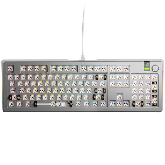 Glorious Gaming GMMK 3 PRO Barebones tastiera Casa USB No Argento