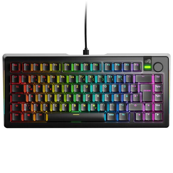 Glorious PC Gaming Gace GMMK 3 Pro 75% da gioco personalizzato Tastiera-pre-Built ISO De Fox Switchs (Glo-KB-GMMK3-Pro-PB-FOX-W