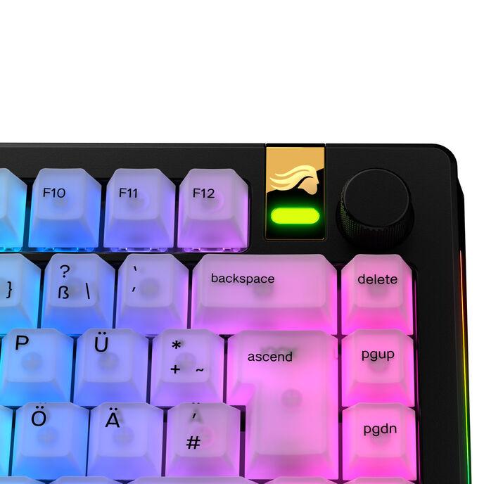 Glorious PC Gace Gace Polychroma V2 KeyCaps ANSI Layout DE Policarbonato UV Stampa UV (GLO-KB-ACC-KC-PC-Poly-De)