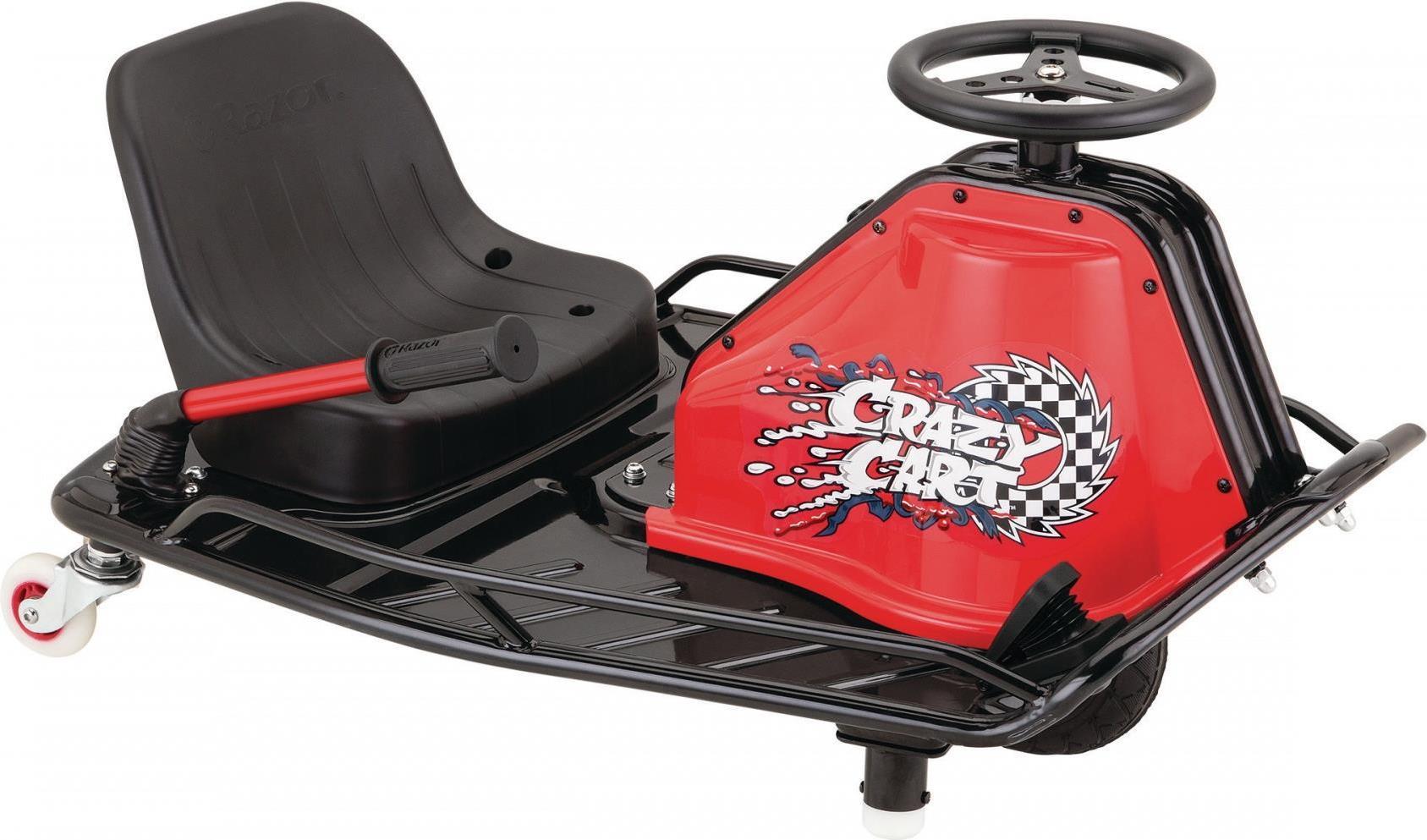 Veicolo elettrico Crazy Cart 25173860 colore nerorosso