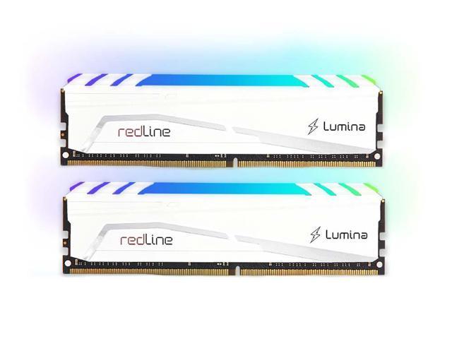 DIMM 32 GB DDR4-3200 2x kit doppio da 16 GB bianco MLB4C320EJJP16GX2 Redline Lumina bianco INTEL XMP