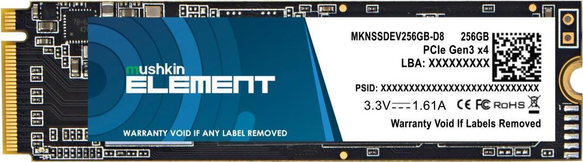 SSD 256 GB M.2 2280 Element NVMe PCIe interno