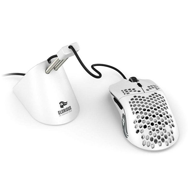 Glorious PC Gaming Race Mouse Bungee Supporto per mouse (Glorious Mouse Bungee - White [G-MB-WHITE])