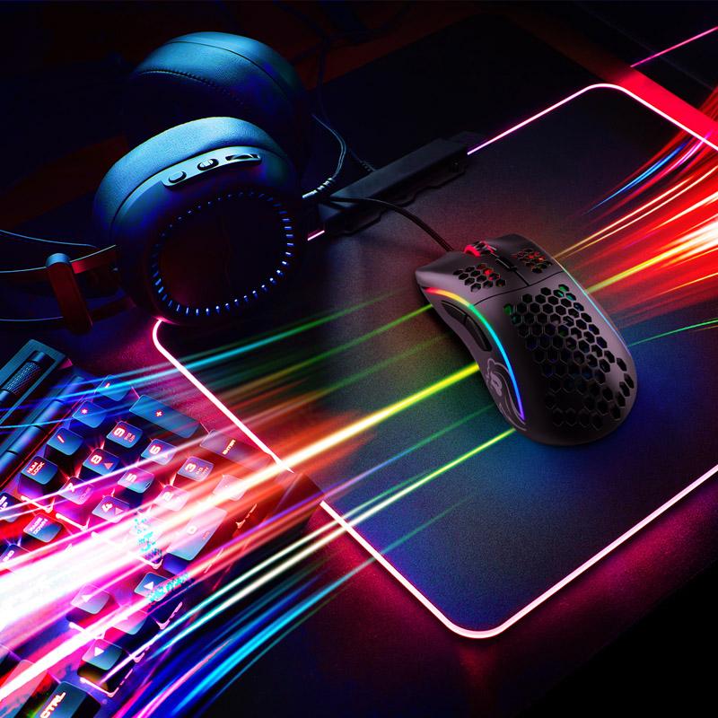 Glorious PC Gaming Race Model D mouse Mano destra USB tipo A Ottico 12000 DPI (Glorious Model D USB RGB Optical Gaming Mouse -