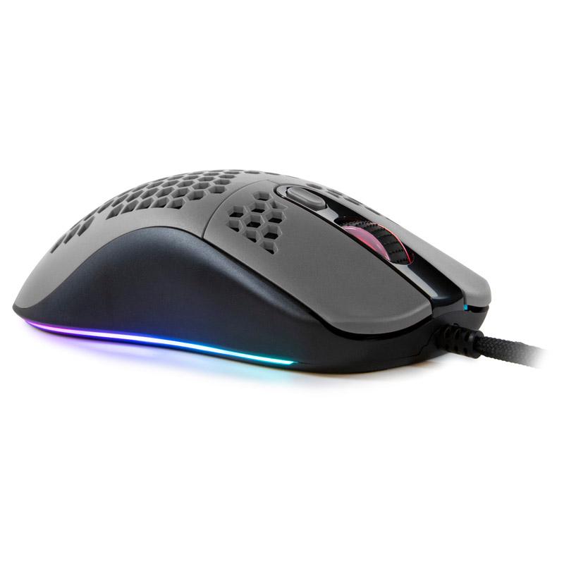 Arozzi Favo mouse Mano destra USB tipo A Ottico 16000 DPI (AROZZI FAVO ULTRA LIGHT GAMING - MOUSE - BLACK / GREY)