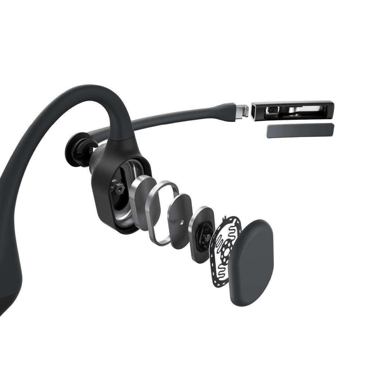 SHOKZ OpenComm UC Black Auricolare Wireless Portatile Musica e Chiamate USB tipo A Bluetooth Nero (OPENCOMM UC [LOOP110C] USB T