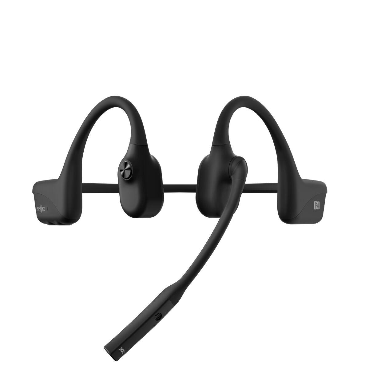 SHOKZ OpenComm UC Black Auricolare Wireless Portatile Musica e Chiamate USB tipo A Bluetooth Nero (OPENCOMM UC [LOOP110C] USB T