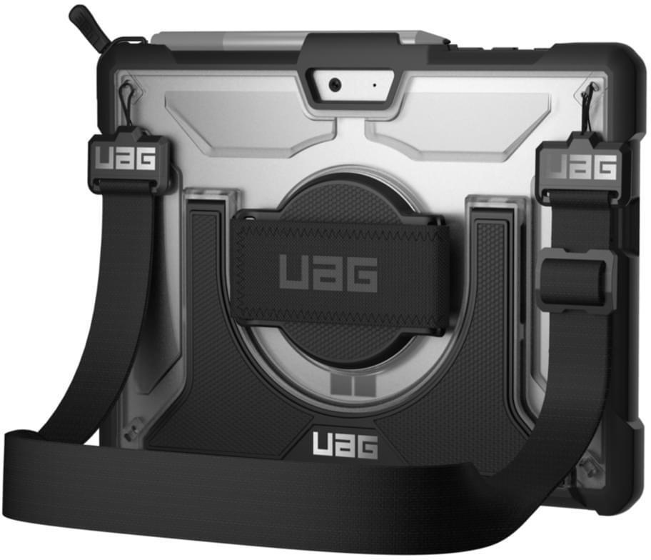 Urban Armor Gear Plasma 25,4 cm [10] Cover Nero, Grigio (UAG PLASMA SURFACE GO 4/3/2/1 - CASE W HAND / SHLDER STRAP- ICE)