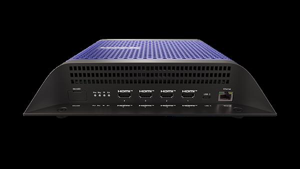 Lettore 8K multi-tena esperto BrightSign con output Quad, HTML Elite, output HTML multipli, POE, GL aperto completo con 5x più