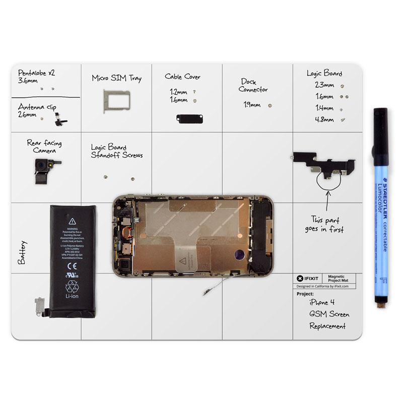iFixit EU145167-4 strumento di riparazione di dispositivi elettronici 1 strumenti (Pro Magnetic Project Mat - Magnetic mat, Mob