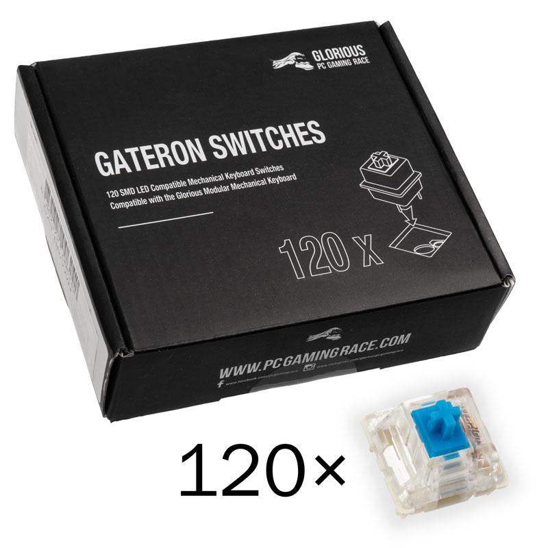 Glorious PC Gaming Race GAKC-050 accessorio del dispositivo di ingresso Interruttori a tastiera (Glorious Gateron Blue Switches