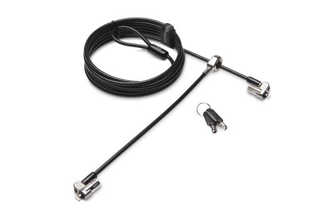 Lucchetto per laptop KENSINGTON MicroSaver 2.0, lucchetto doppio per notebook, nero