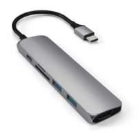 Satechi ST-SCMA2M replicatore di porte e docking station per notebook USB 3.2 Gen 1 [3.1 Gen 1] Type-C Argento (Satechi Type-C