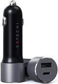 Satechi ST-TCPDCCM Caricabatterie per dispositivi mobili Grigio Auto (Satechi 72wType-C PD Car Charger Adapter)