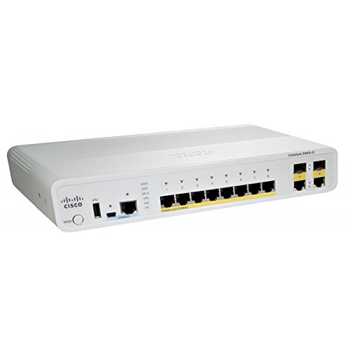 Switch Catalyst 2960C 8 FE PoE, 2 x doppio uplink, base Lan