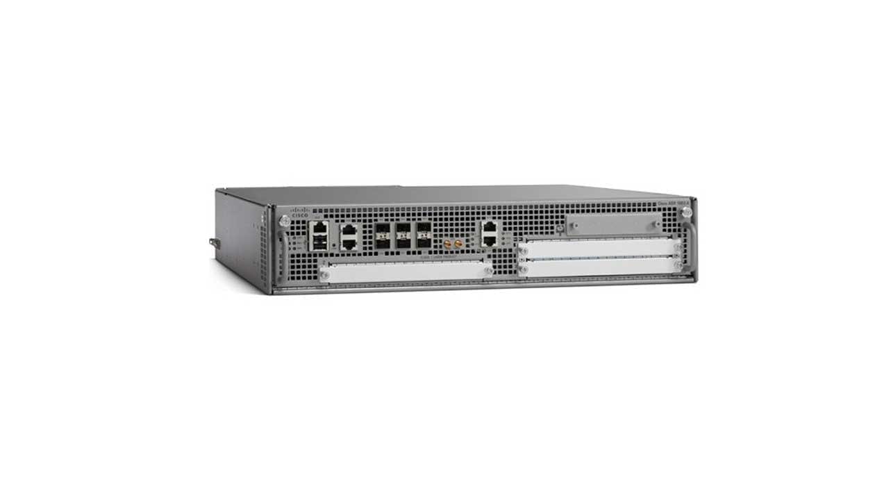 Chassis Cisco ASR1002-X, 6 GE integrati, doppia DRAM P/S
