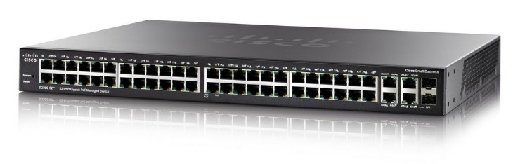 Switch gestito Gigabit a 52 porte Cisco SG350-52