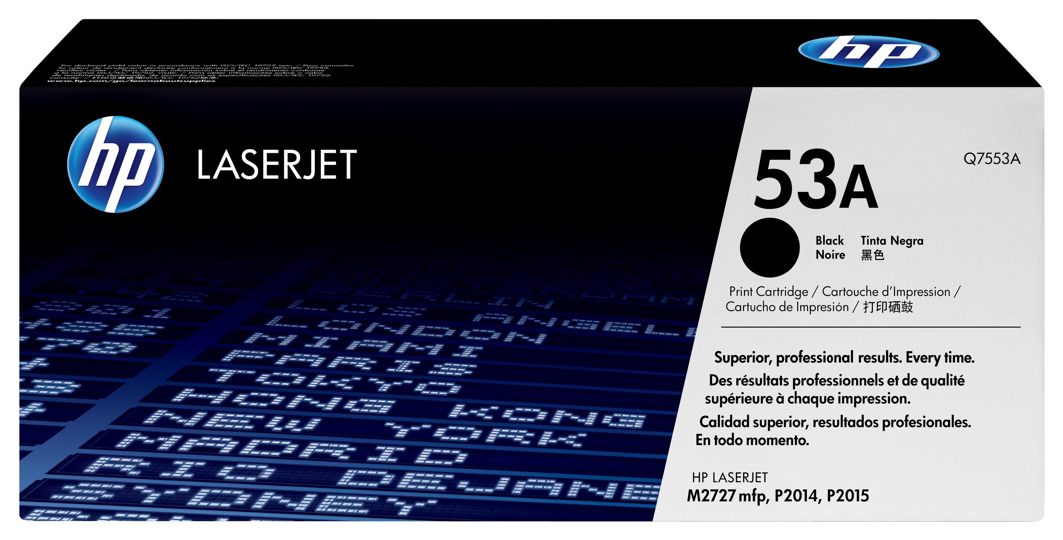 HP Cartuccia Toner originale nero LaserJet 53A