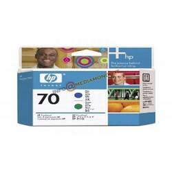 HP Testina di stampa blu e verde DesignJet 70