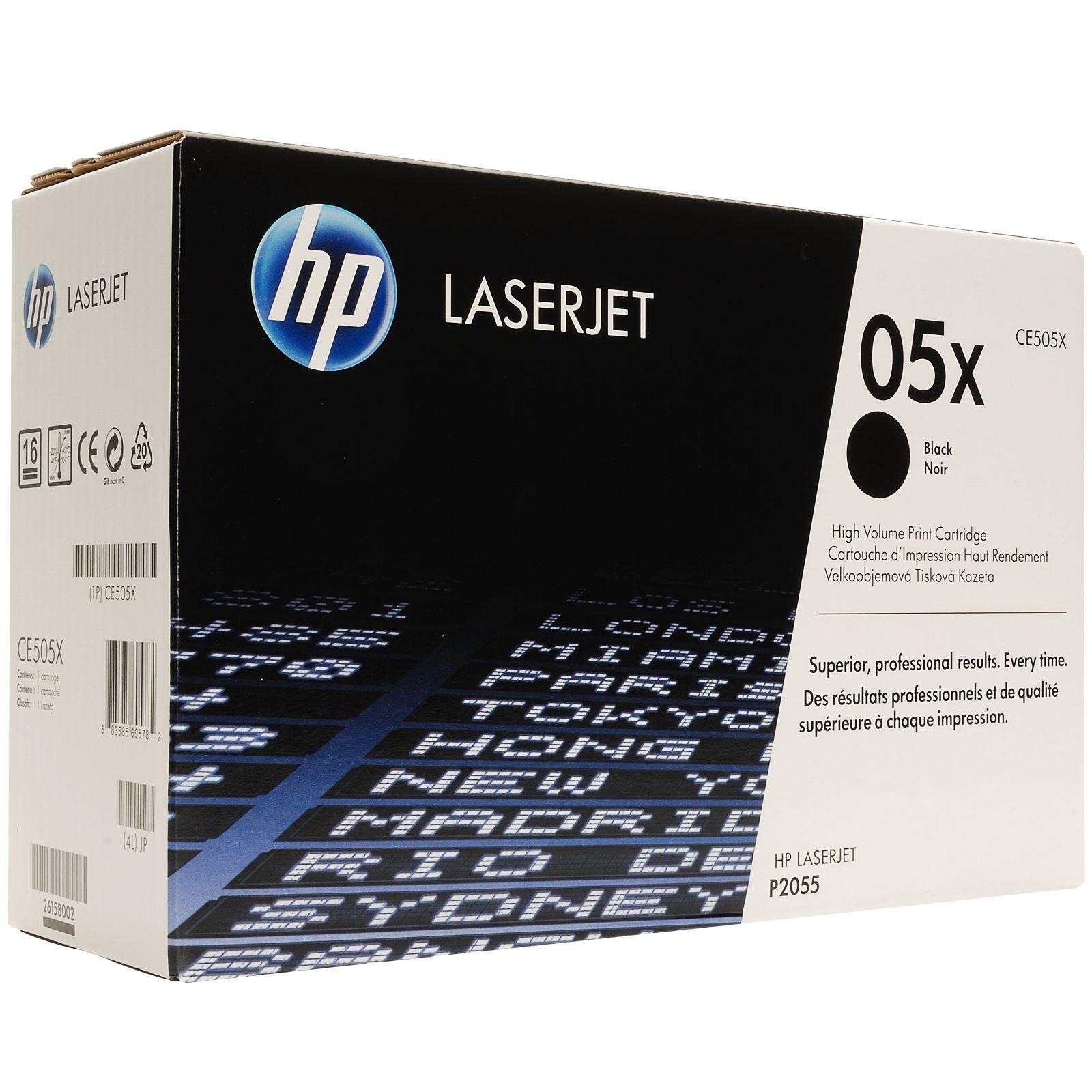 HP Cartuccia Toner originale nero ad alta capacitÃ  LaserJet 05X