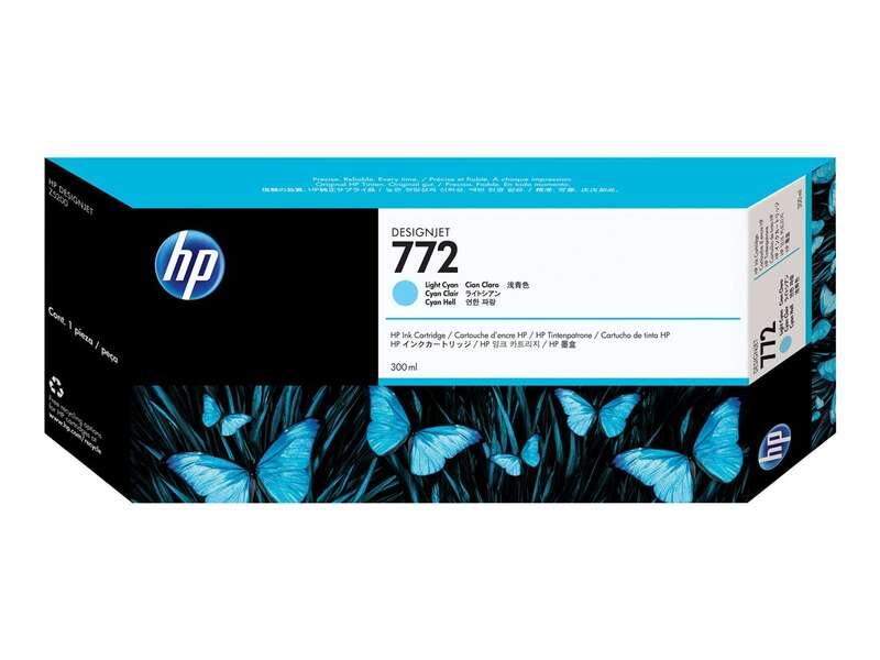 HP Cartuccia inchiostro ciano chiaro DesignJet 772, 300 ml