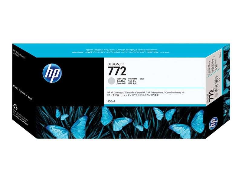 HP Cartuccia inchiostro grigio chiaro DesignJet 772, 300 ml