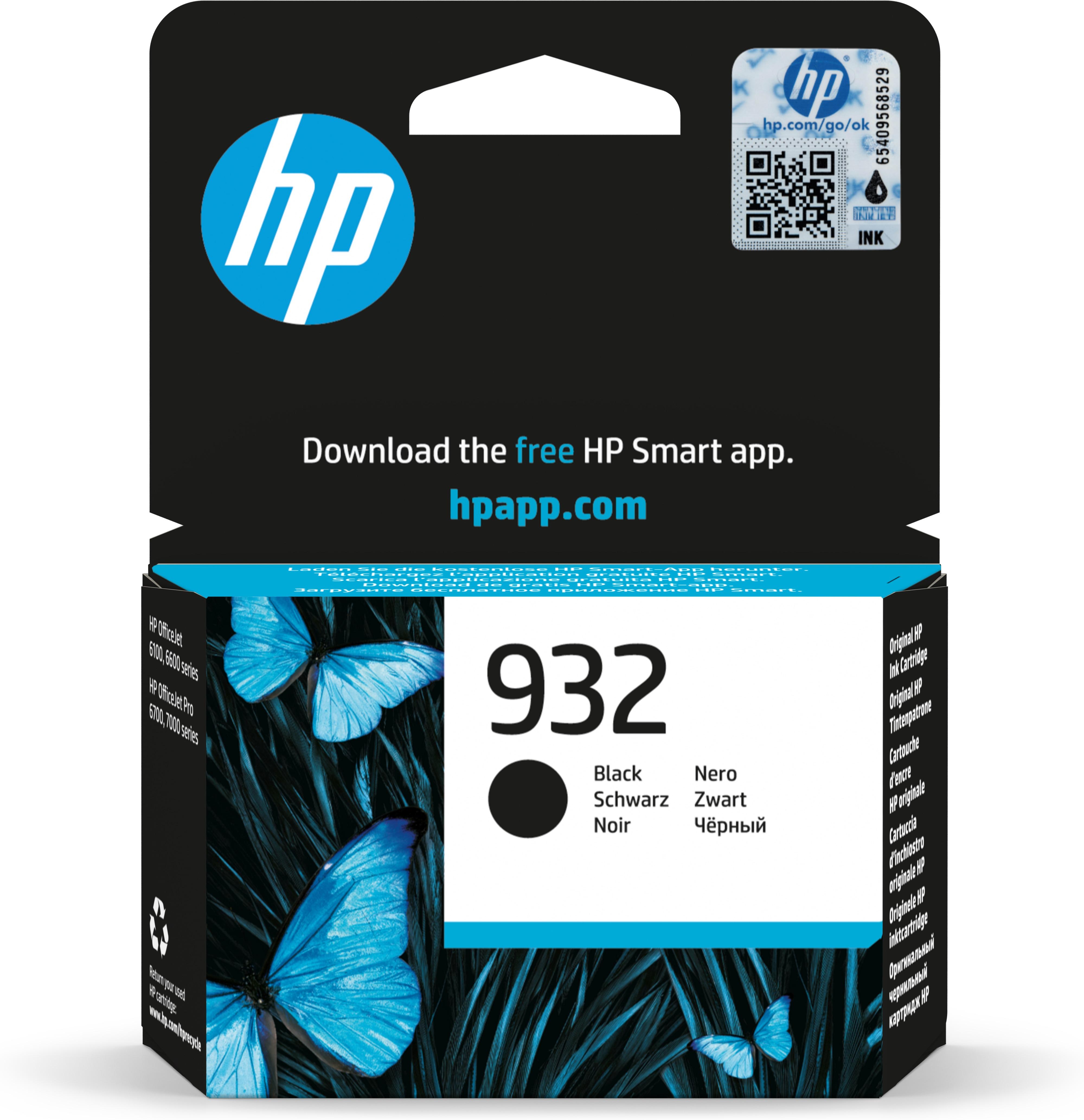 HP Cartuccia originale inchiostro nero 932