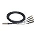 HPE X240 QSFP 4X10G SFP 5M DAC CABLE