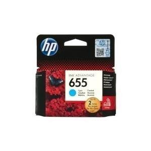 HP 655 ink cartridge cyan 600p