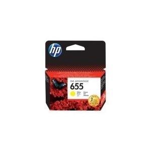 HP 655 ink cartridge yellow 600p