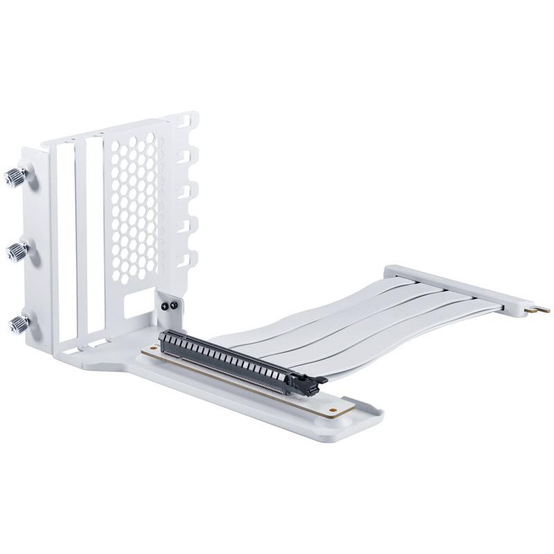 Phanteks PH-VGPUKT4.003R Universale Supporto GPU (Phanteks Vertical GPU Bracket 220 mmFlatlinePCI-E 4.0 x16Riser Cable kit Whit