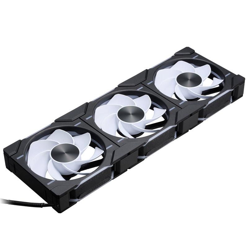Phanteks D30 Reverse Airflow 120mm DRGB PWM Fan Triple Pack - Black