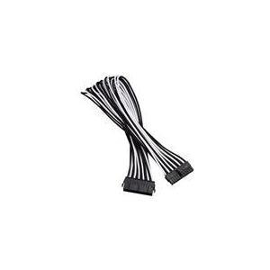 Phanteks PH-CB24P - Cavo prolunga alimentatore - ATX 24 pin (W) a ATX 24 pin (M) - 50 cm - Nero bianco (PH-CB24PBW)