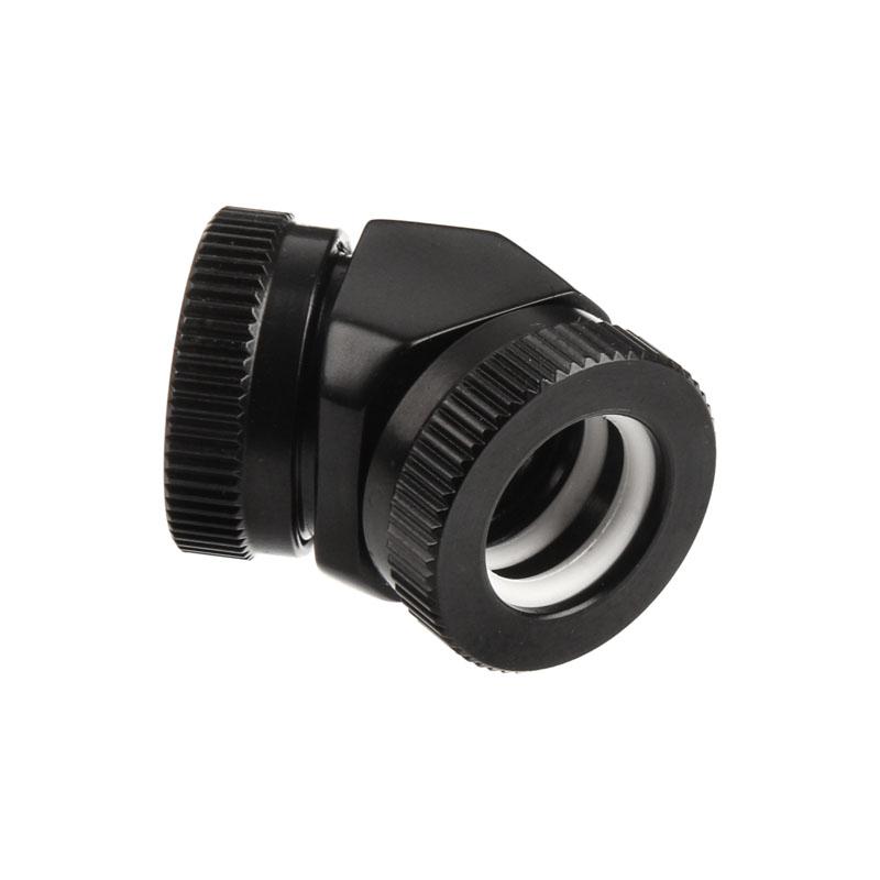 Phanteks 12mm Hard Tube Adapter 45 - Black