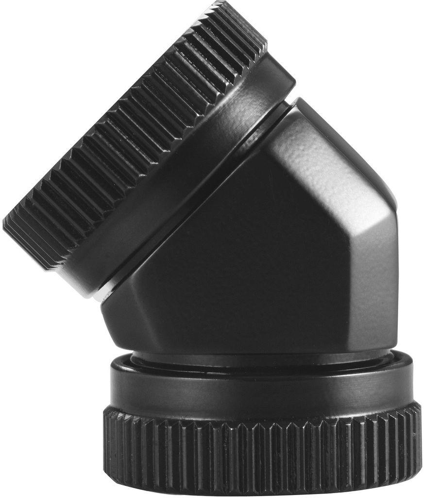 Phanteks 12mm Hard Tube Adapter 45 - Black