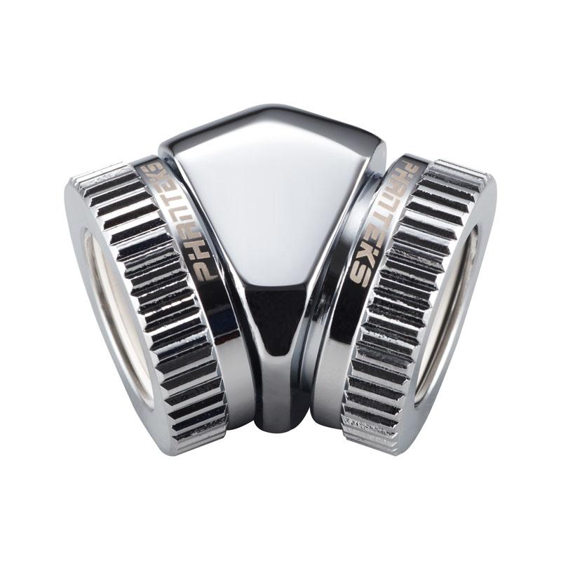 Phanteks 16mm Hard TubeAdapter 45 - Chrome