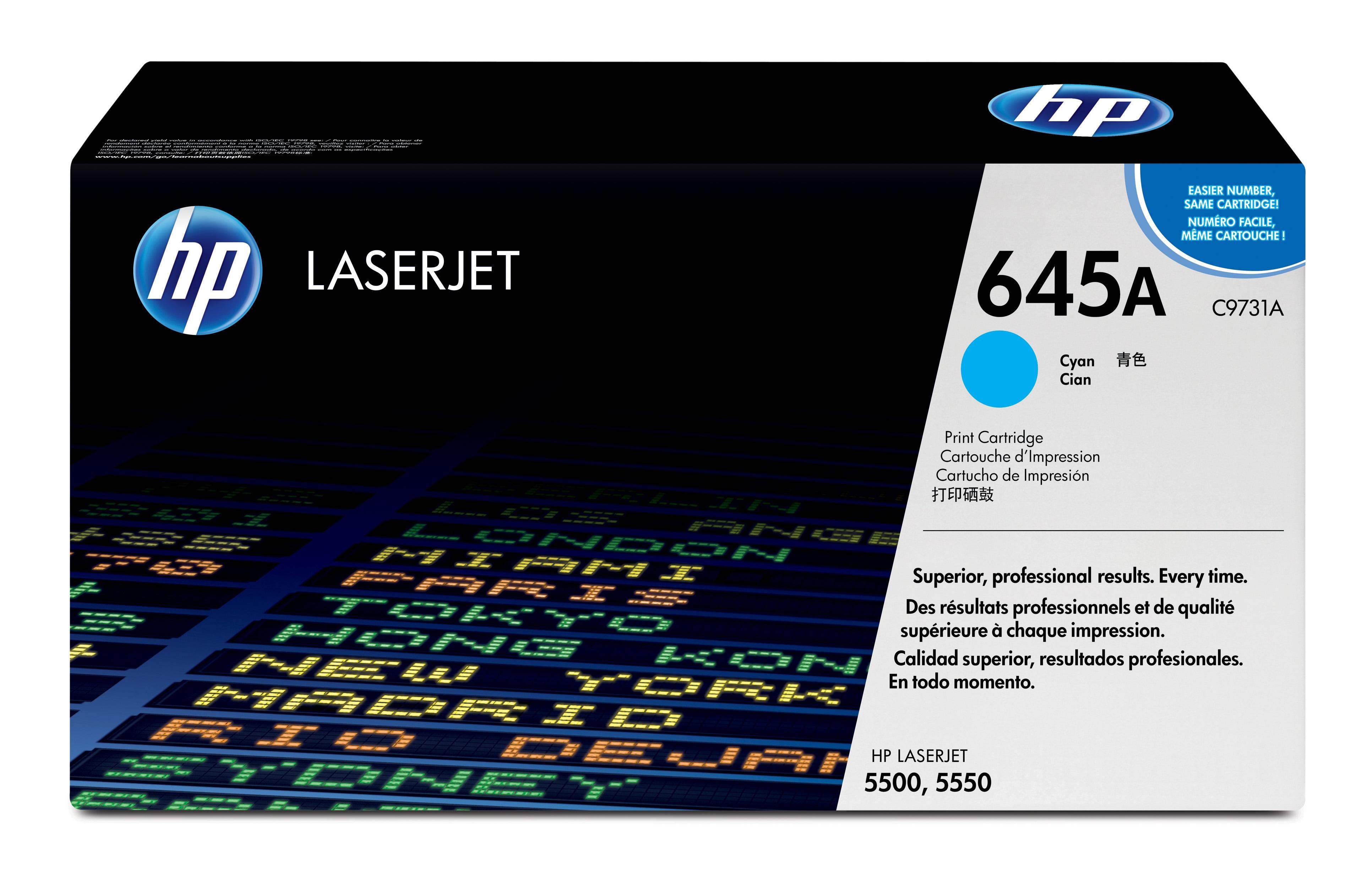 Toner HP 645A Originale Ciano 1 pezzo(i) [C9731A]