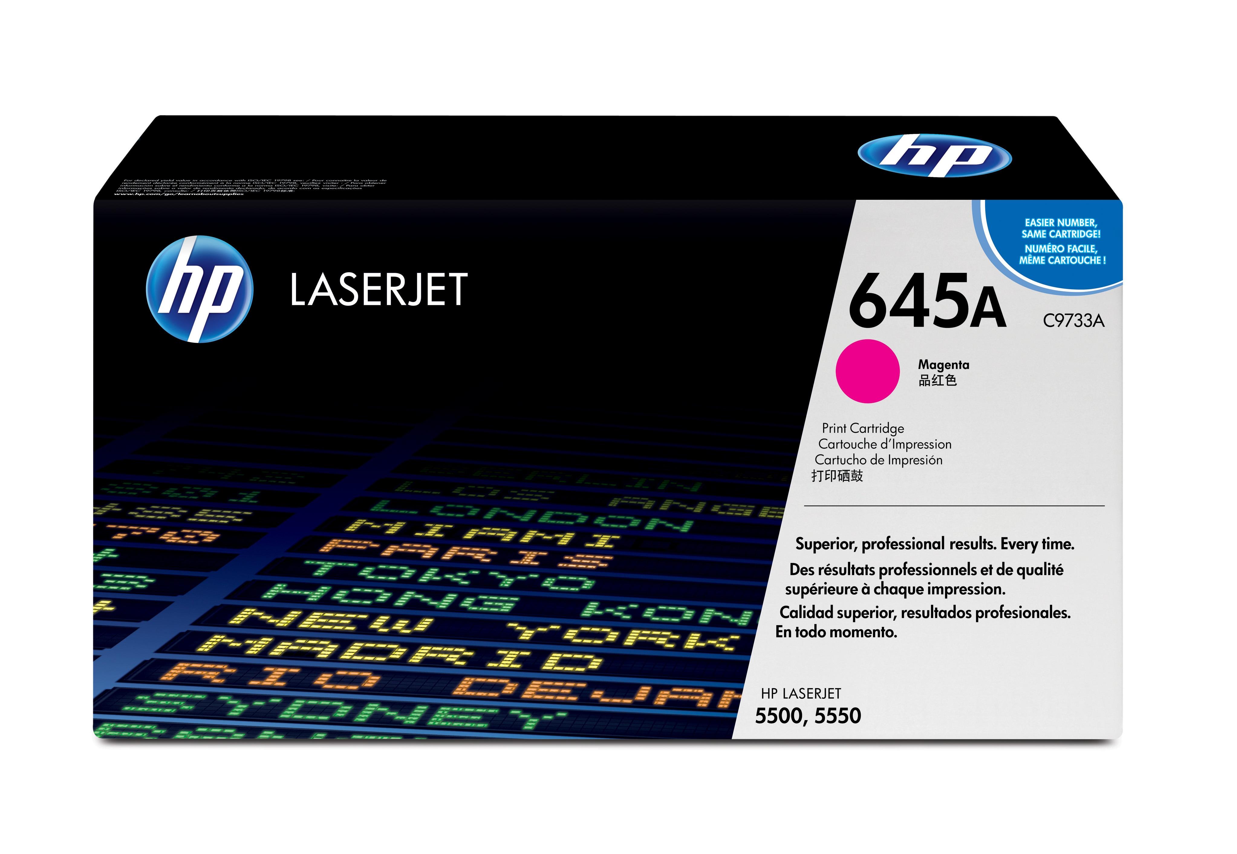 Toner HP 645A Originale Magenta 1 pezzo(i) [C9733A]