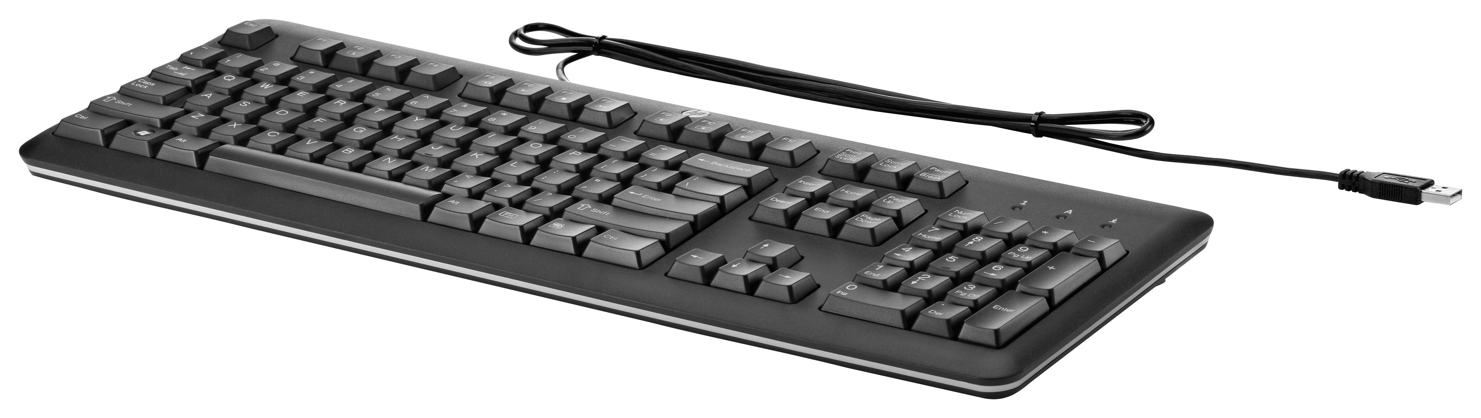 HP QY776AA tastiera USB Nero