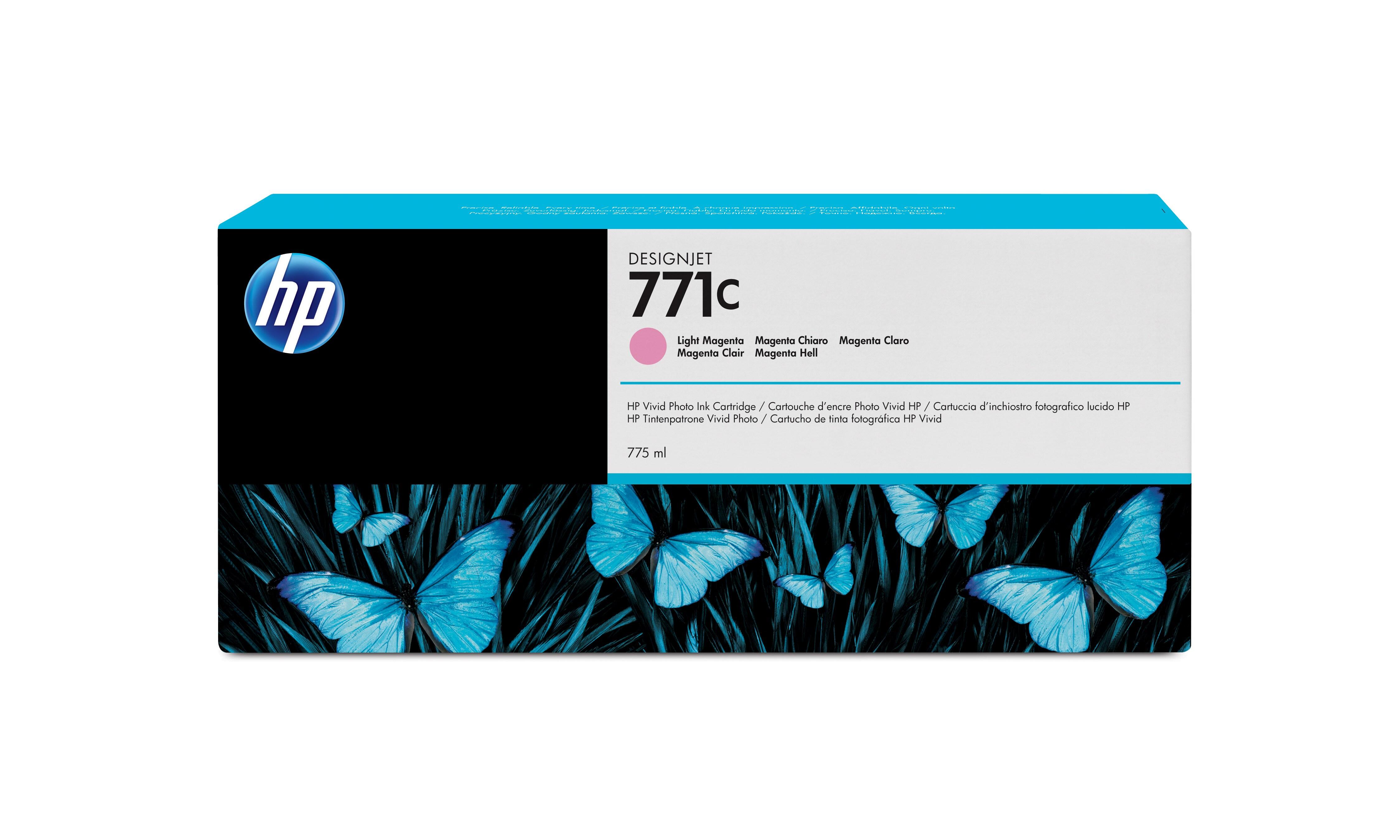 HP Cartuccia inchiostro magenta chiaro DesignJet 771C 775 ml