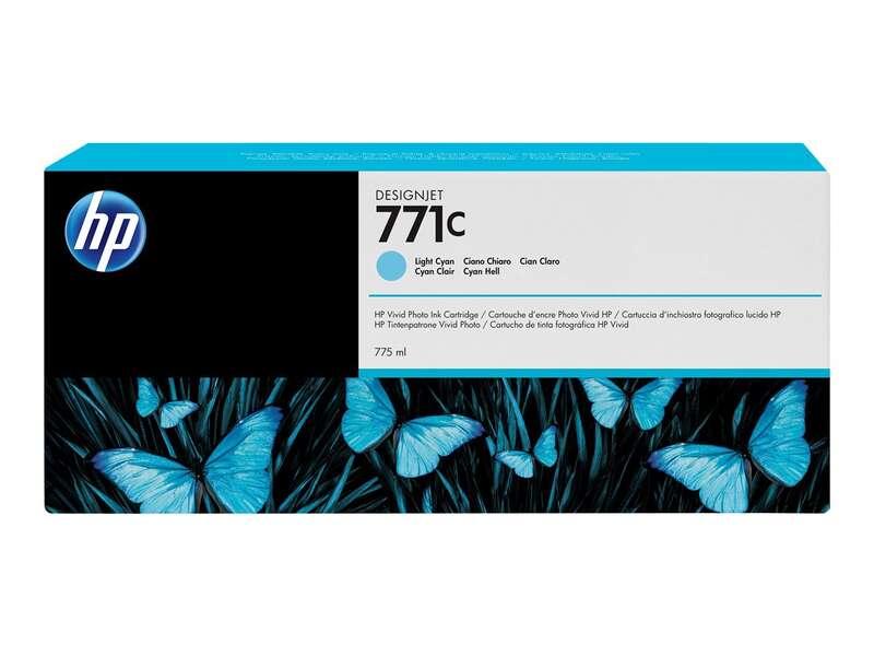 HP Cartuccia inchiostro ciano chiaro DesignJet 771C, 775 ml
